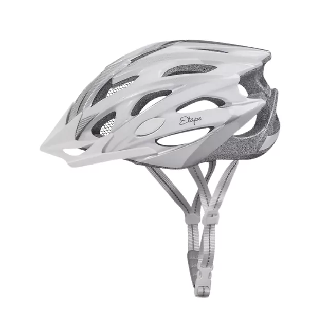 Fahrradhelm Etape Venus - bílá/růžová mat - bílá/stříbrná mat