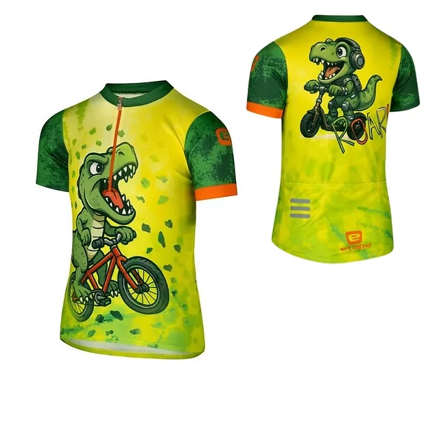 Kinder-Radtrikot Etape Rio - grün - grün