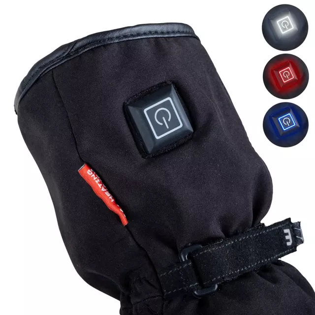 W-TEC HEATflip 2in1 2x2000 mAh beheizte Handschuhe - schwarz