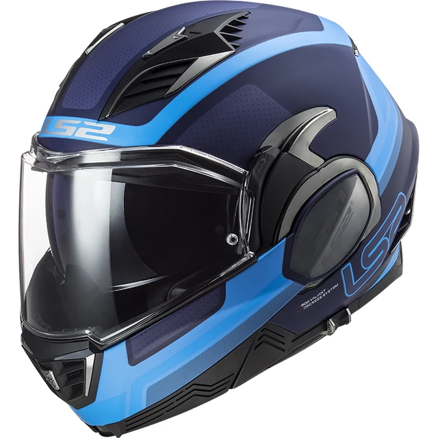 LS2 FF900 Valiant II Orbit P/J Klapphelm - XS (53-54) - Matt Blue