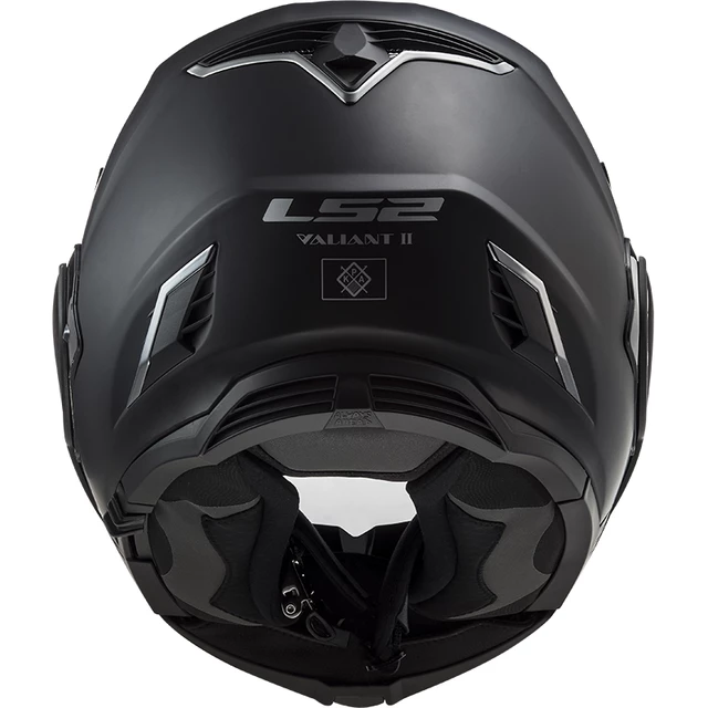 LS2 FF900 Valiant II Solid P/J Klappbares Motorradhelm - Matt Schwarz