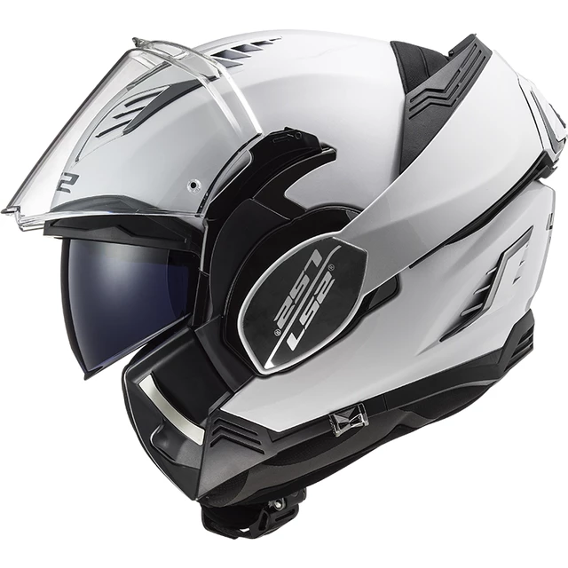 LS2 FF900 Valiant II Solid P/J Klappbares Motorradhelm - Matt Schwarz