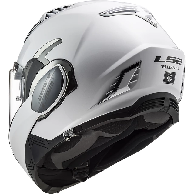LS2 FF900 Valiant II Solid P/J Klappbares Motorradhelm - Matt Schwarz