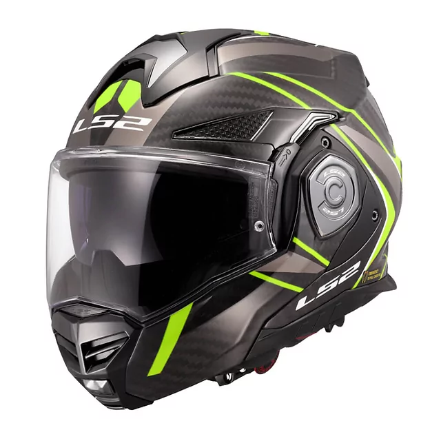 Klapphelm LS2 FF901 Advant X C Future II H-V Yellow P/J