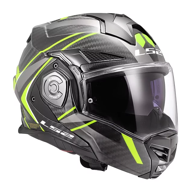 Klapphelm LS2 FF901 Advant X C Future II H-V Yellow P/J