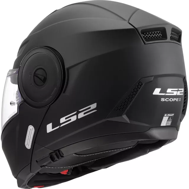 Klappbarer Motorradhelm LS2 FF902 Scope II Solid Matt Black