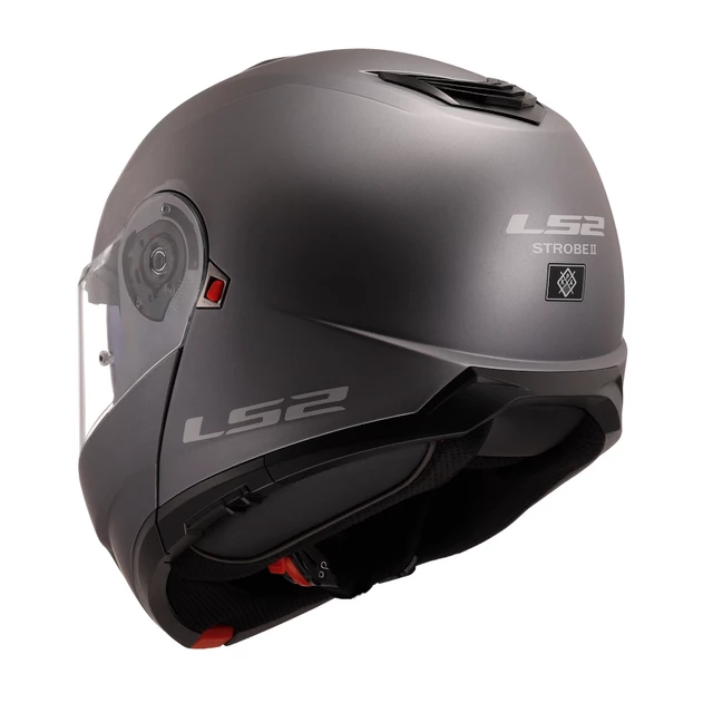 LS2 FF908 Strobe II Matt Titanium Klapphelm