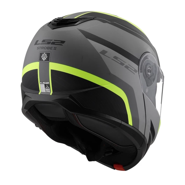 Klapphelm LS2 FF908 Strobe II Matt Schwarz H-V Gelb