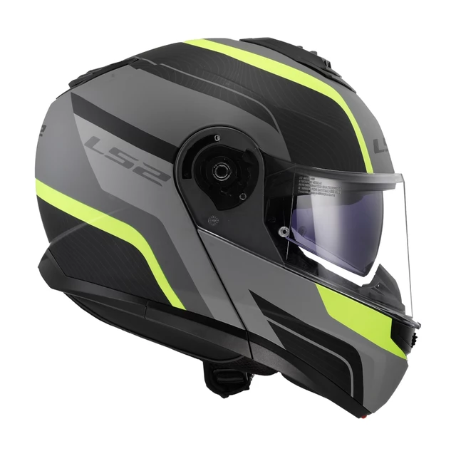 Klapphelm LS2 FF908 Strobe II Matt Schwarz H-V Gelb