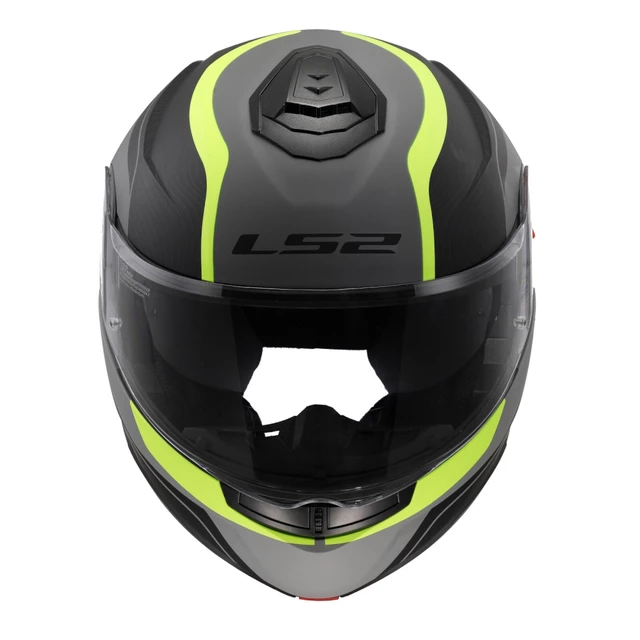 Klapphelm LS2 FF908 Strobe II Matt Schwarz H-V Gelb