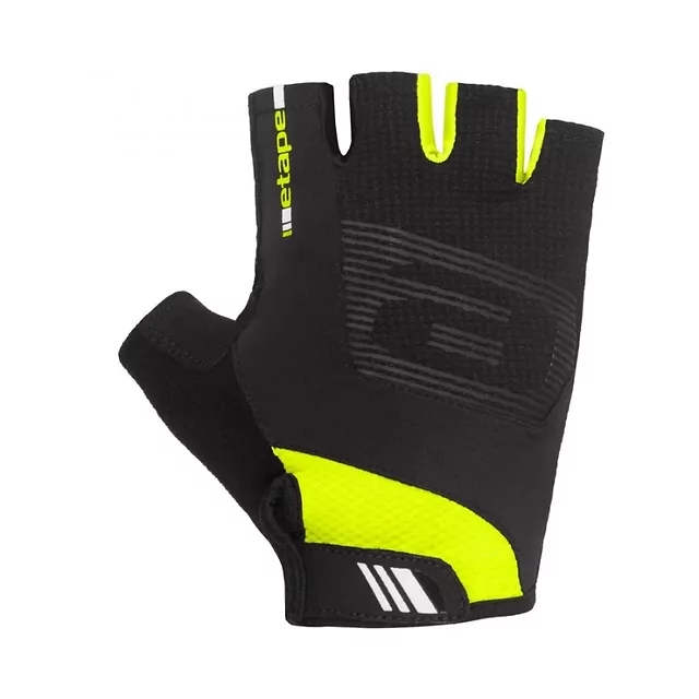 Fahrradhandschuhe Etape Garda - schwarz/gelb fluo - schwarz/gelb fluo