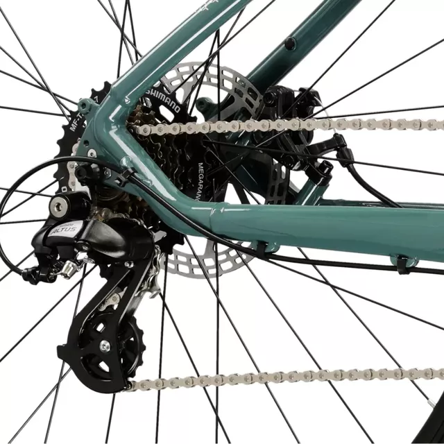 Mountainbike Kross Hexagon 2.0 29" Gen 008 - zelená / stříbrná / lesk