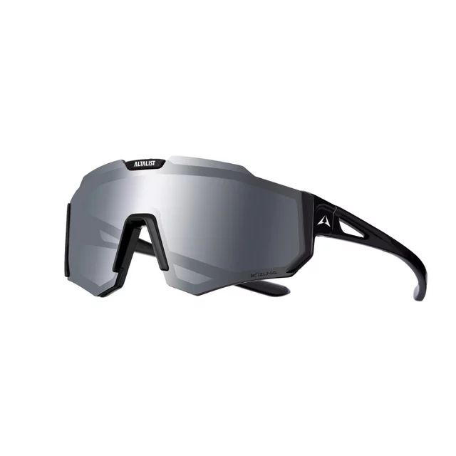 Altalist Kizuna Kids Kindersonnenbrille - bílá s růžovými skly - černá se stříbrnými skly