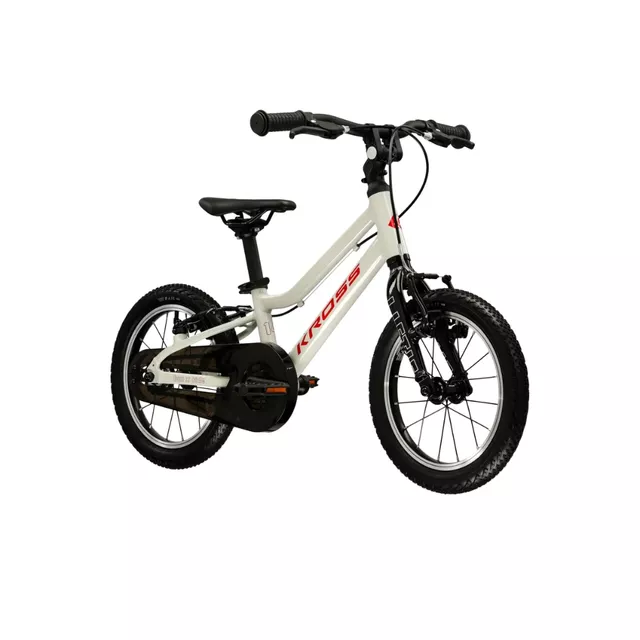 Kinderfahrrad Kross Liftie 14" - Modell 2025 - žlutá / černá / matný