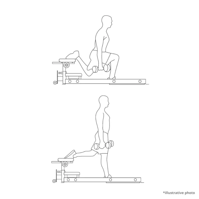 inSPORTline X-NT HT10 Hip Thrust Bein- und Gesäßbank