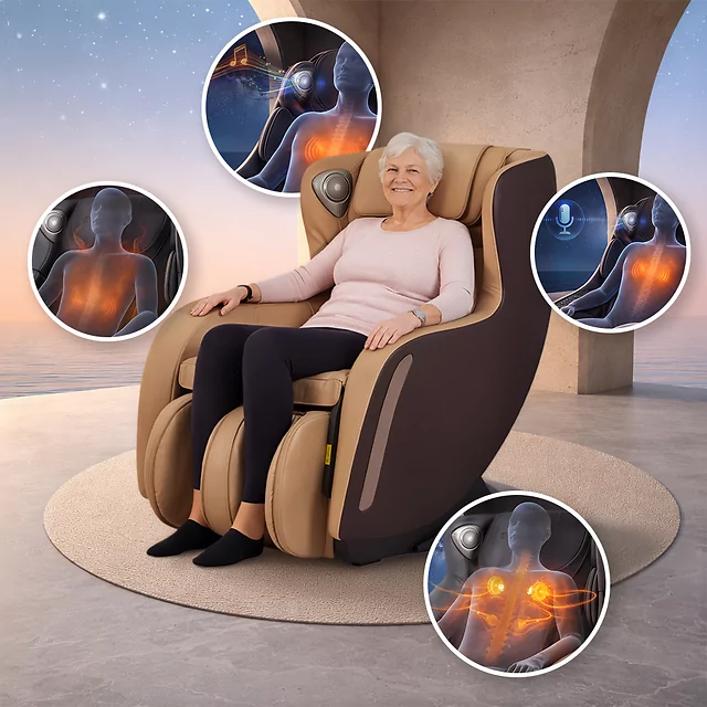 inSPORTline Massagesessel Fidardo - braun
