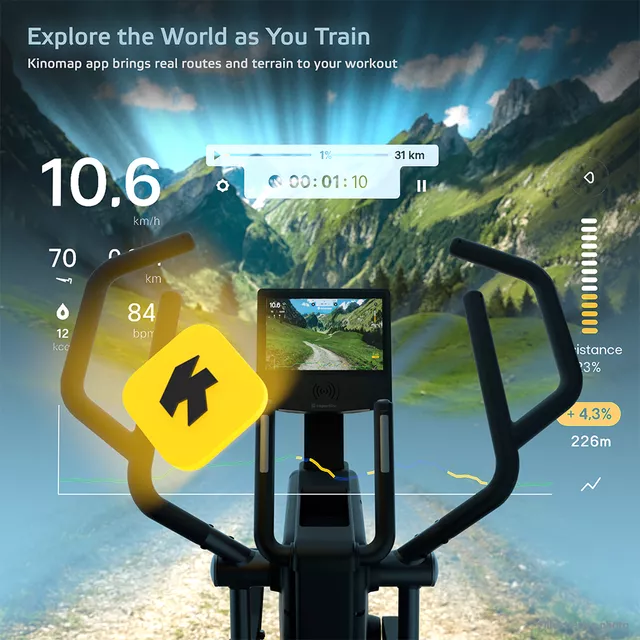Ellipsentrainer inSPORTline ZenStride 1200