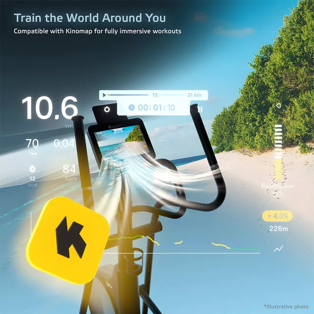 Ellipsentrainer inSPORTline ZenStride 600