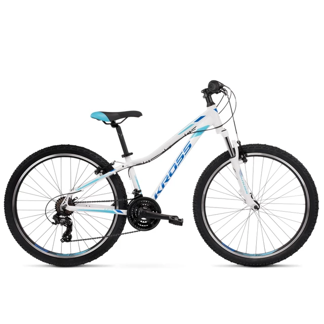 Kross Lea 1.0 26"  Damen Mountainbike - Modell 2020 - schwarz/himbeere/graphit - weiß-blau
