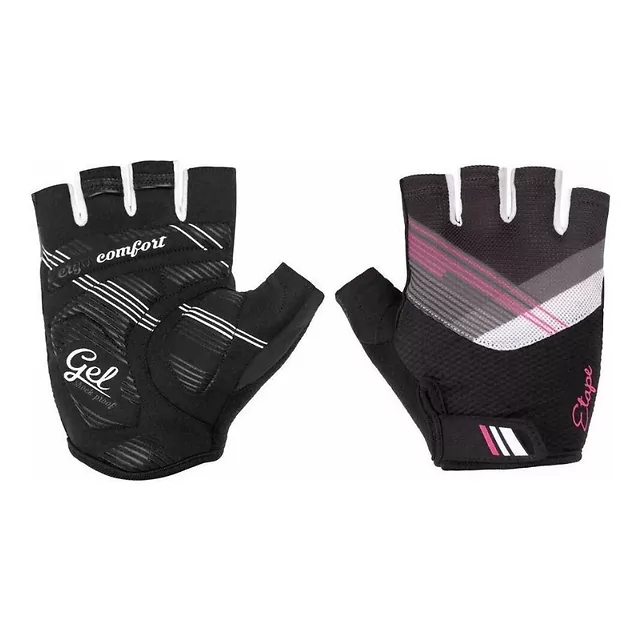 Damen-Fahrradhandschuhe Etape Liana - schwarz