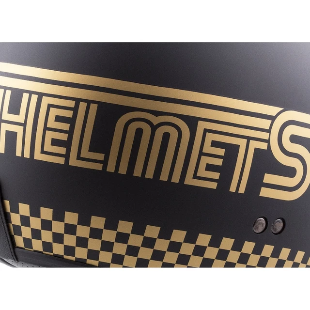 Cassida Oxygen Rondo Motorradhelm - schwarz matt/golden