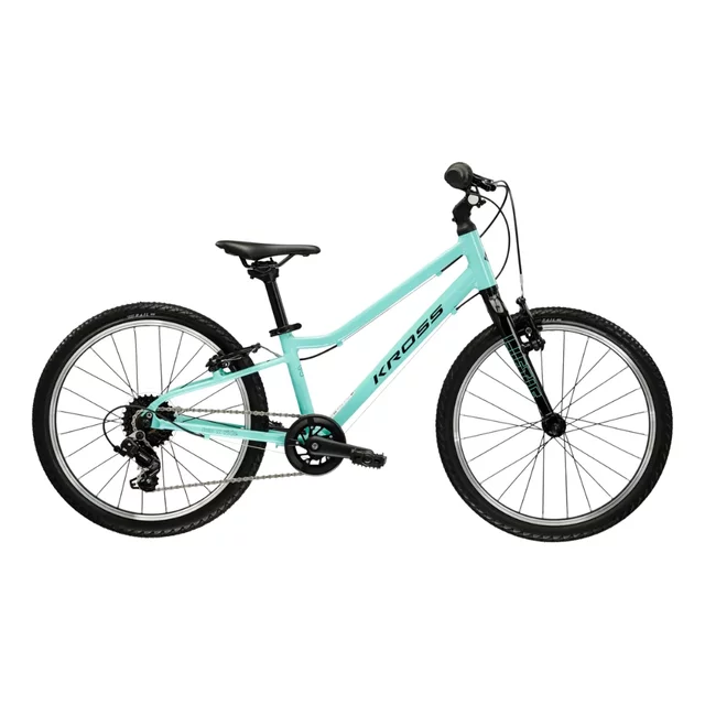 Kinderfahrrad Kross Liftie 20" - Modell 2025 - oranžová / černá / lesk - mátová / černá / lesk