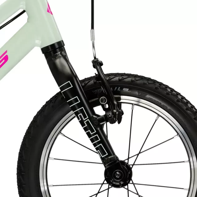Kinderfahrrad Kross Liftie 14" - Modell 2025 - žlutá / černá / matný