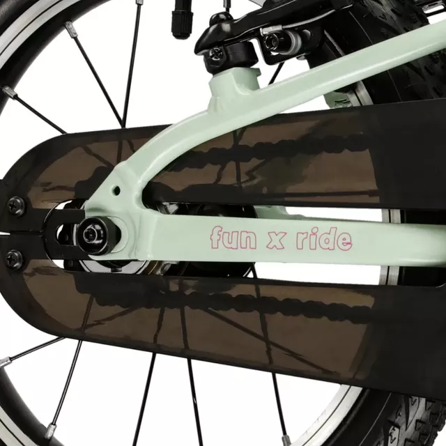 Kinderfahrrad Kross Liftie 14" - Modell 2025 - žlutá / černá / matný