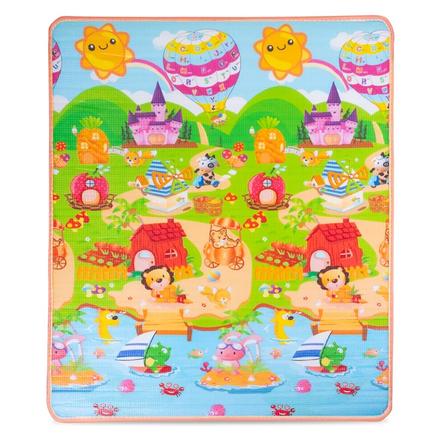 Rollende Kindermatte inSPORTline Lhotino 150x180x1,5 cm - Pláž/Farma