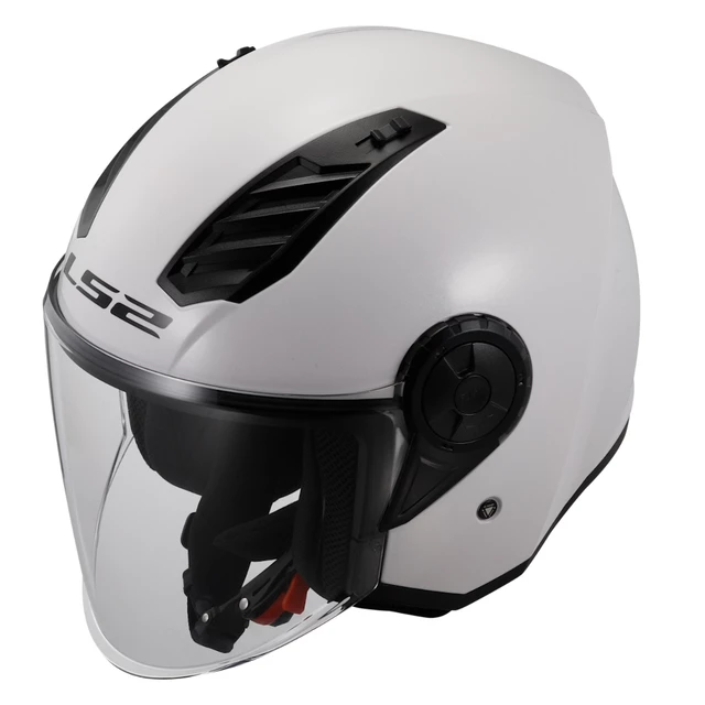 Motorradhelm LS2 OF616 Airflow II Solid Gloss White