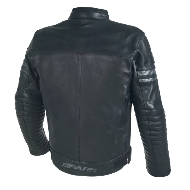 Spark Brono Evo Herren Leder Motorradjacke - schwarz