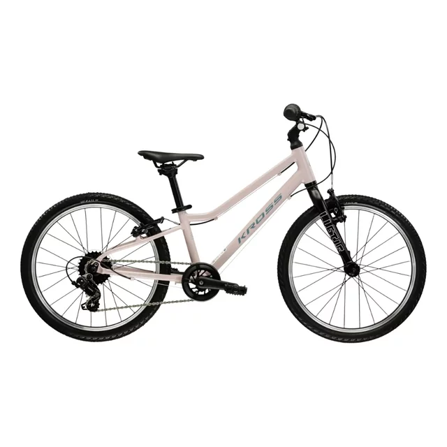 Kinderfahrrad Kross Liftie 20" - Modell 2025 - oranžová / černá / lesk - růžová / grafitová / matný
