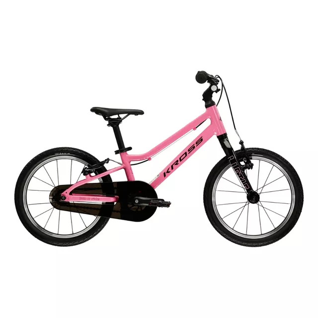 Kinderfahrrad Kross Liftie 16" - Modell 2025 - zelená / černá / matný - růžová / černá / lesk