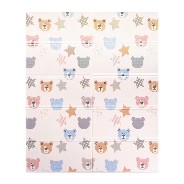 Faltbare Kindermatte inSPORTline Michlino 180x160x1,2 cm - Zvířátka abc/Zvířatka louka