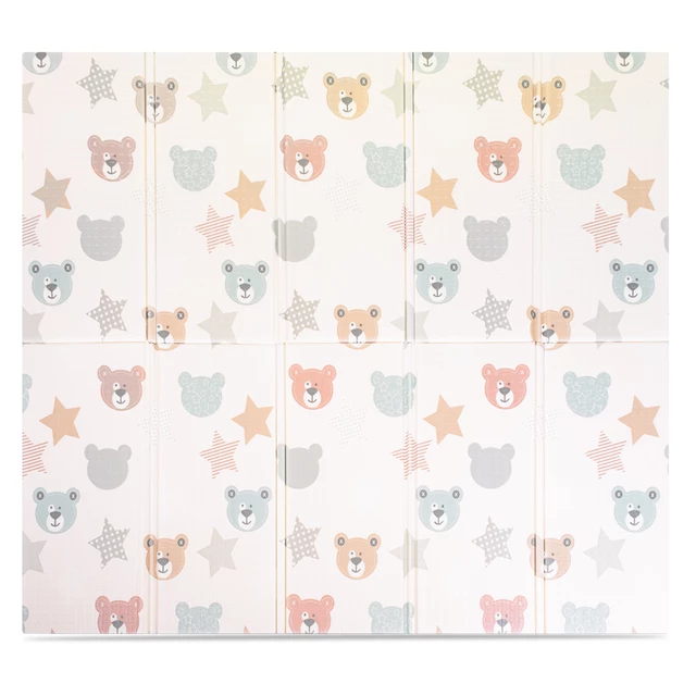 Faltbare Kindermatte inSPORTline Michlino 180x200x1,2 cm - Město/Velryby