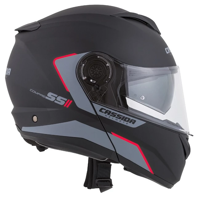 Cassida Compress 2.0 Refraction Motorradhelm - gelb hivis/schwarz/grau