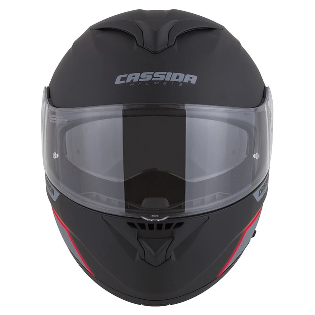Cassida Compress 2.0 Refraction Motorradhelm - gelb hivis/schwarz/grau