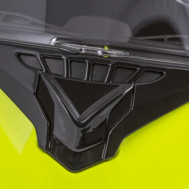 Cassida Compress 2.0 Refraction Motorradhelm - gelb hivis/schwarz/grau