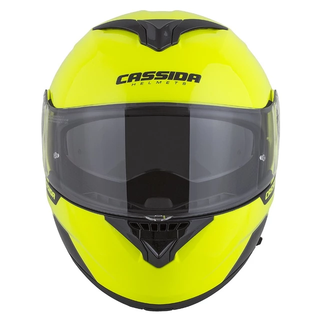 Cassida Compress 2.0 Refraction Motorradhelm - gelb hivis/schwarz/grau