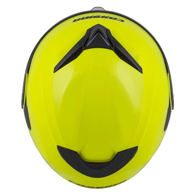 Cassida Compress 2.0 Refraction Motorradhelm - gelb hivis/schwarz/grau