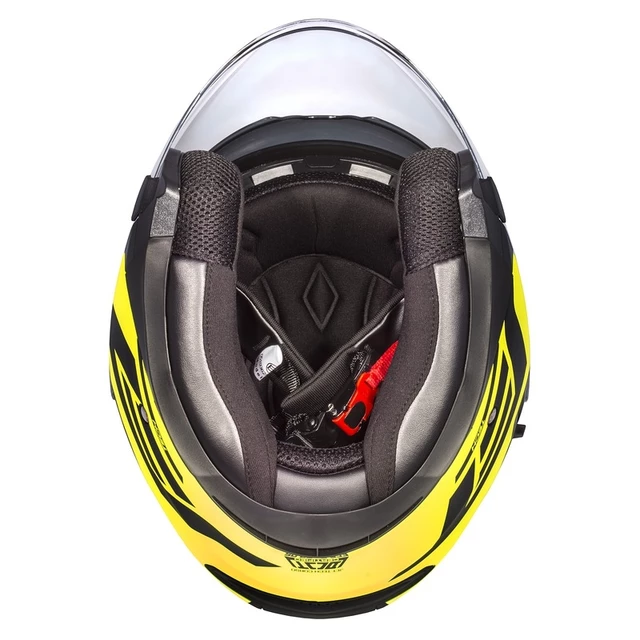 Cassida Jet Tech Corso Motorradhelm - schwarz matt/gelb hi-vis