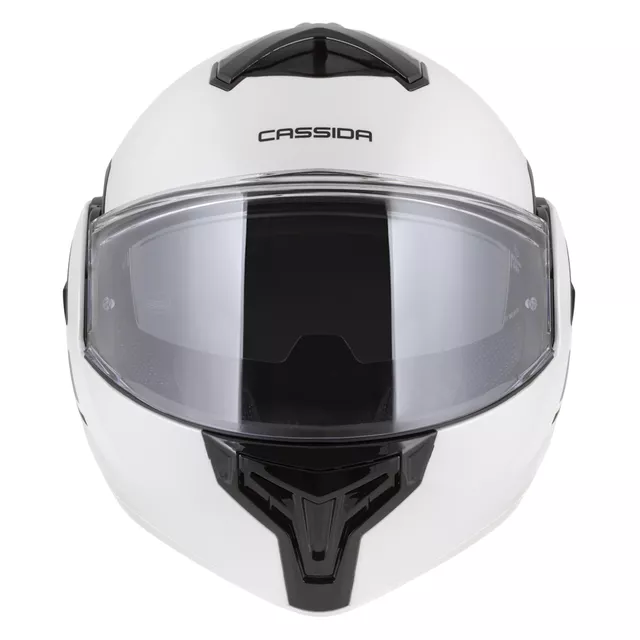 Cassida MultiFlip Solid P/J Klapp-Motorradhelm - černá matná/červená/šedá