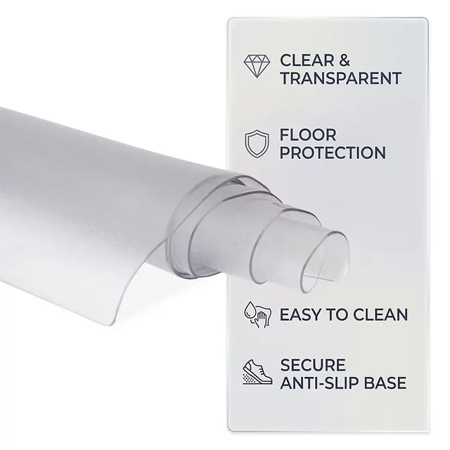 Transparente Gewichtsmatte inSPORTline Proteko Clear 165x65x0,15 cm