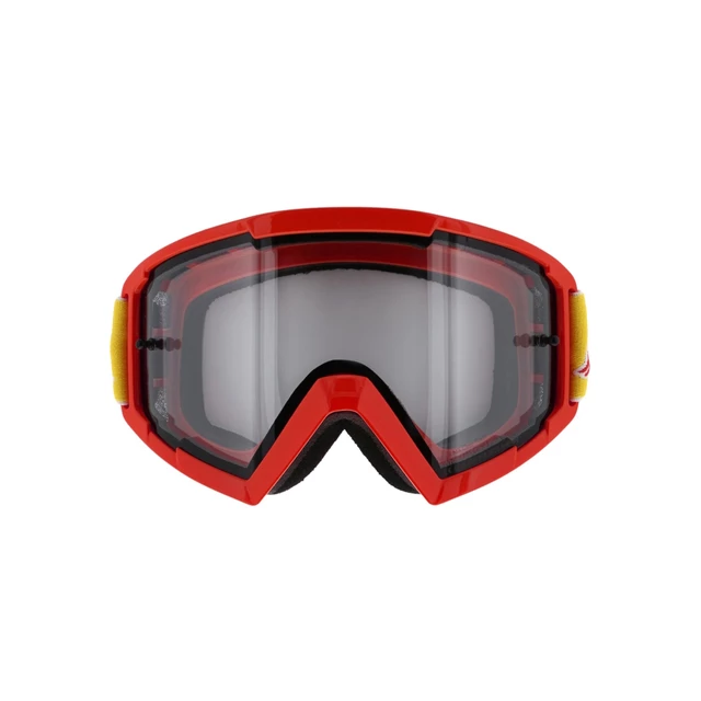 Motocross-Schutzbrille RedBull Spect Whip, rot, klares Plexiglas
