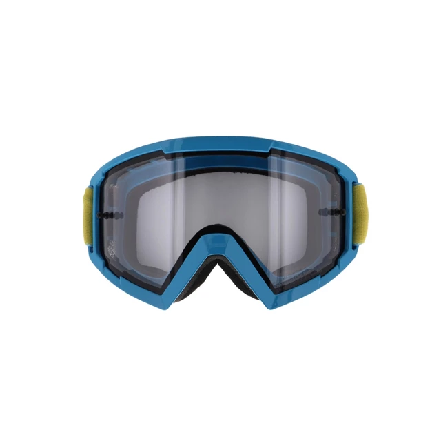 Motocross-Brille RedBull Spect Whip, neonblau, klares Plexiglas