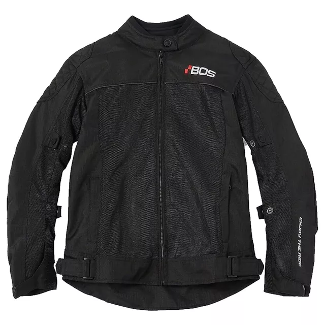 Damen-Motojacke BOS Sunshine - Grau - schwarz