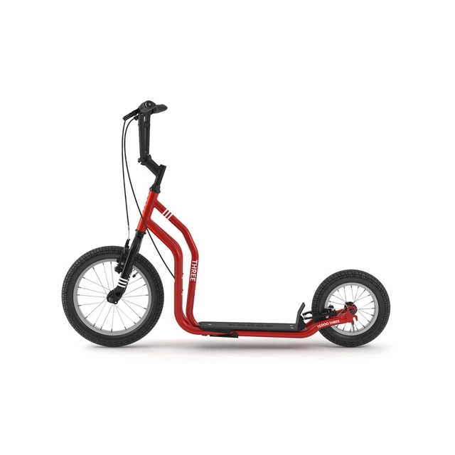 Scooter Yedoo Three 16/12" - schwarz - Rot