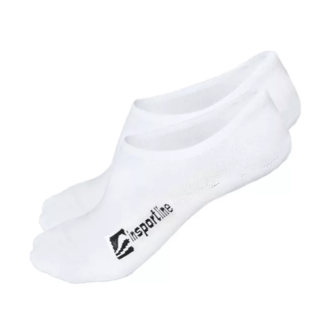 Unsichtbare Socken aus Bambus inSPORTline Silvatic Noshow AG+ antibakteriell - 3 Paar - schwarz
