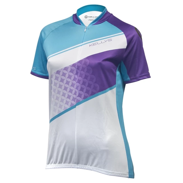 Kellys Jody Damen Fahrraddress - kurze Ärmel - Violet-Azure - Violet-Azure