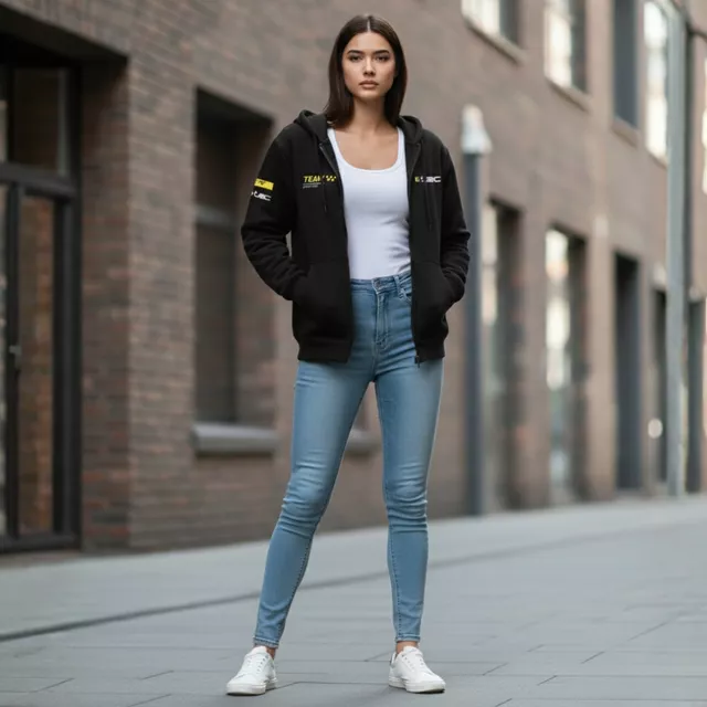 W-TEC Signatur Kapuzenpulli - schwarz